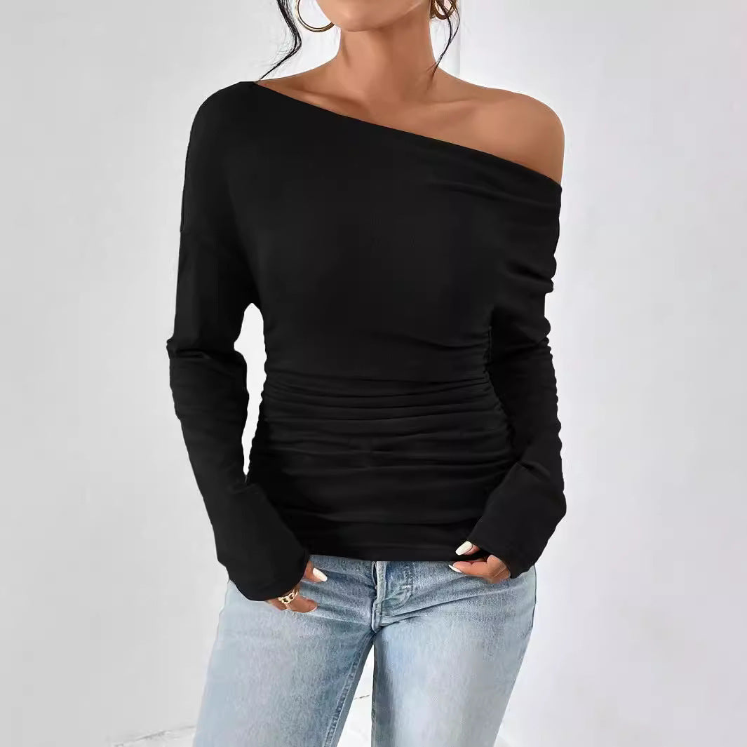 Asymmetric Off-Shoulder Top – Minimal & Chic