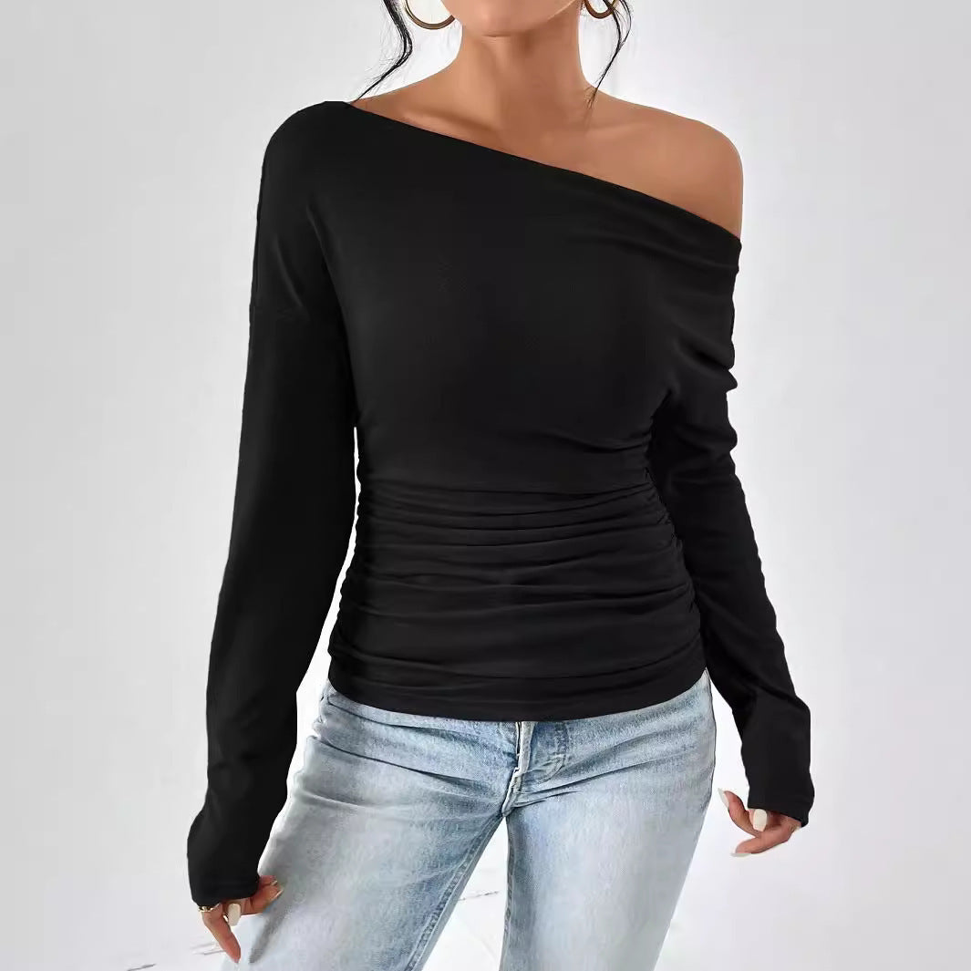 Asymmetric Off-Shoulder Top – Minimal & Chic